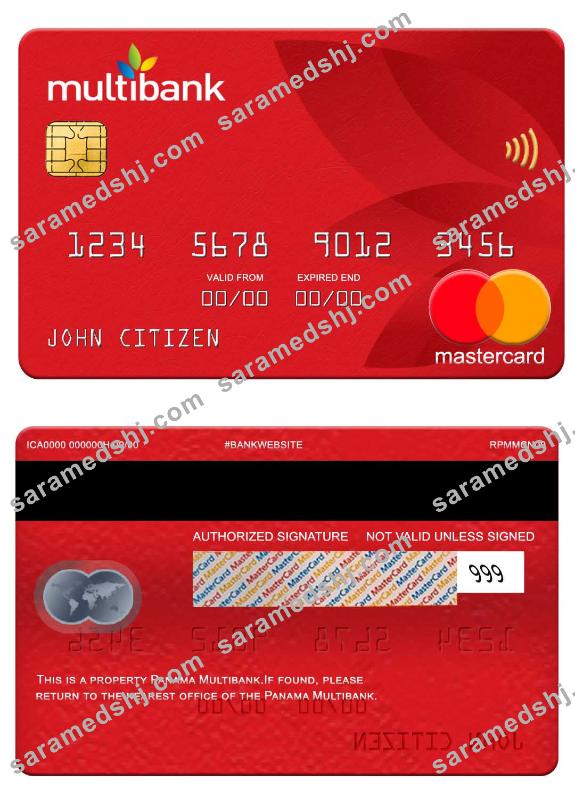 Panama Multibank mastercard